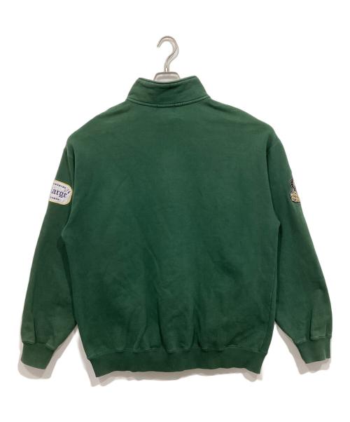 X-LARGE（エクストララージ）X-LARGE (エクストララージ) RECORDS HALF ZIP PULLOVER SWEAT グリーン サイズ:Lの古着・服飾アイテム