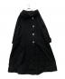 GIORGIO ARMANI（ジョルジョアルマーニ）の古着「女優襟 ベルト付き トレンチコート」｜ブラック