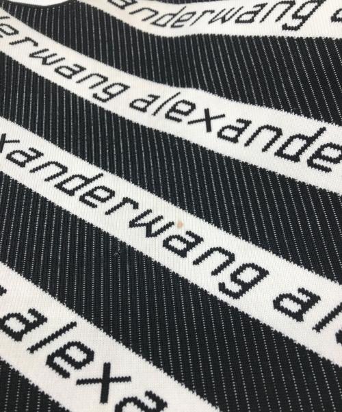 ALEXANDER WANG（アレキサンダー・ワン）ALEXANDER WANG (アレキサンダー・ワン) ニットショッピングバッグ ブラックの古着・服飾アイテム