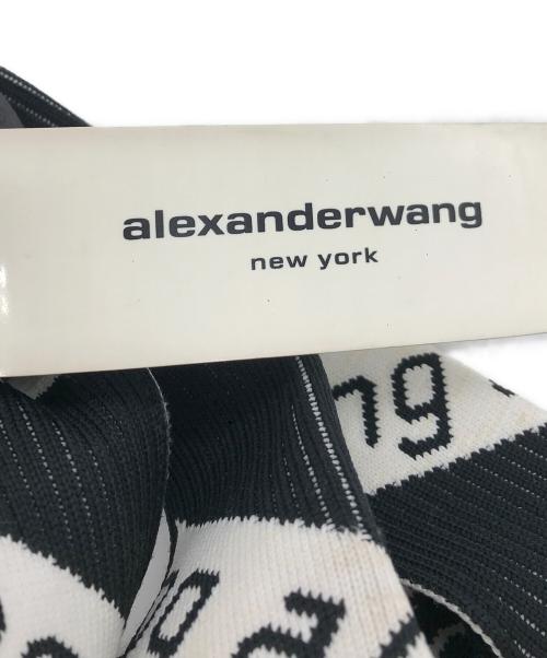ALEXANDER WANG（アレキサンダー・ワン）ALEXANDER WANG (アレキサンダー・ワン) ニットショッピングバッグ ブラックの古着・服飾アイテム