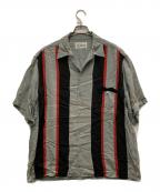 WACKO MARIAワコマリア）の古着「SWITCHING SHIRT S/S」｜グレー
