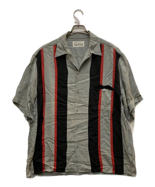 WACKO MARIA（ワコマリア）WACKO MARIA (ワコマリア) SWITCHING SHIRT S/S グレー サイズ:XLの古着・服飾アイテム