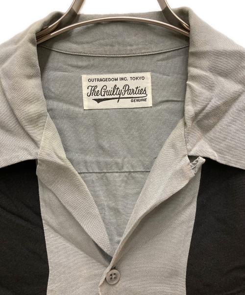 WACKO MARIA（ワコマリア）WACKO MARIA (ワコマリア) SWITCHING SHIRT S/S グレー サイズ:XLの古着・服飾アイテム
