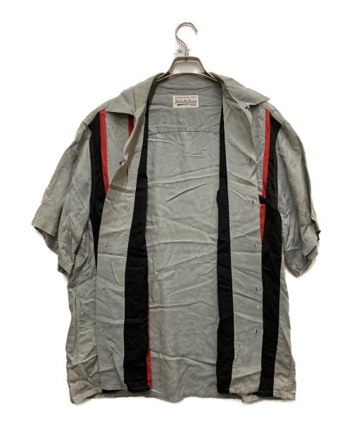 WACKO MARIA（ワコマリア）WACKO MARIA (ワコマリア) SWITCHING SHIRT S/S グレー サイズ:XLの古着・服飾アイテム