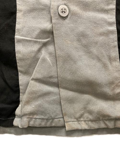 WACKO MARIA（ワコマリア）WACKO MARIA (ワコマリア) SWITCHING SHIRT S/S グレー サイズ:XLの古着・服飾アイテム