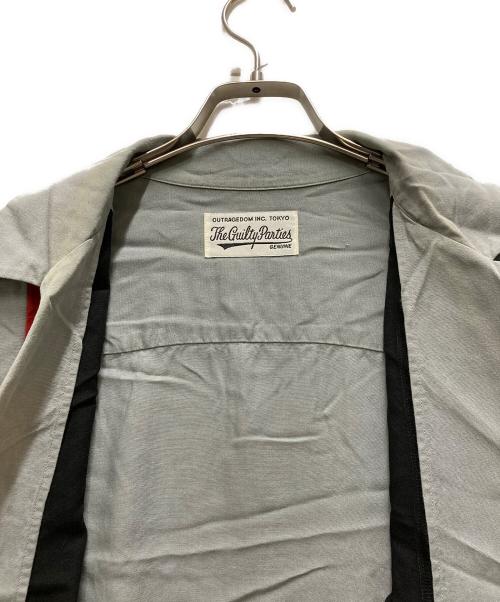 WACKO MARIA（ワコマリア）WACKO MARIA (ワコマリア) SWITCHING SHIRT S/S グレー サイズ:XLの古着・服飾アイテム