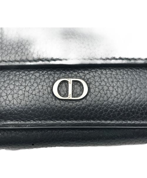 Dior（ディオール）Dior (ディオール) 3つ折り財布 ブラックの古着・服飾アイテム