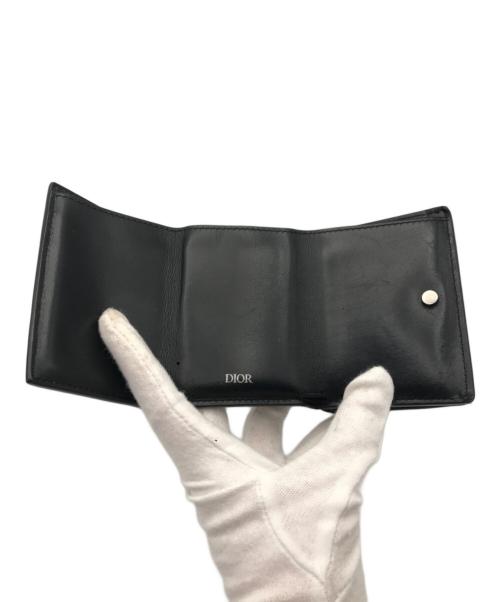 Dior（ディオール）Dior (ディオール) 3つ折り財布 ブラックの古着・服飾アイテム