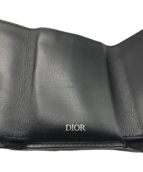Dior（ディオール）Dior (ディオール) 3つ折り財布 ブラックの古着・服飾アイテム
