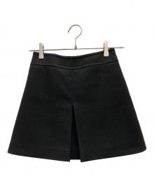 CELINE（セリーヌ）の古着「トラペーズ ミニスカート」｜ブラック