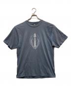stussyステューシー）の古着「00'S プリントTシャツ」｜スカイブルー