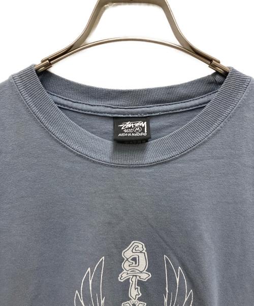 stussy（ステューシー）stussy (ステューシー) 00'S プリントTシャツ スカイブルー サイズ:Mの古着・服飾アイテム