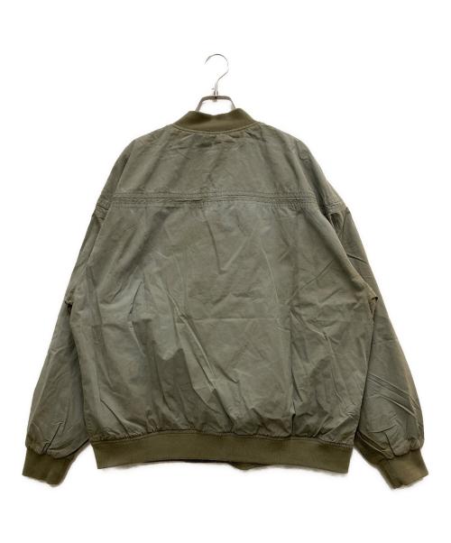 flagstuff（フラグスタフ）flagstuff (フラグスタフ) FADE DERBY JACKET カーキ サイズ:XLの古着・服飾アイテム