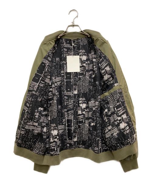 flagstuff（フラグスタフ）flagstuff (フラグスタフ) FADE DERBY JACKET カーキ サイズ:XLの古着・服飾アイテム