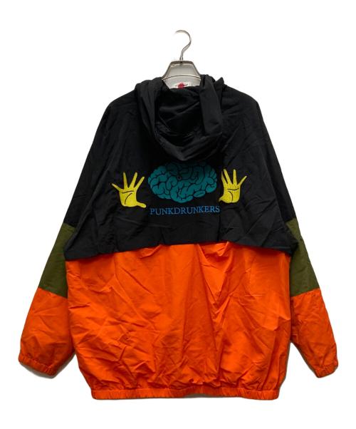 PUNK DRUNKERS（パンクドランカーズ）PUNK DRUNKERS (パンクドランカーズ) 洗脳ナイロンパーカ ブラック サイズ:XLの古着・服飾アイテム