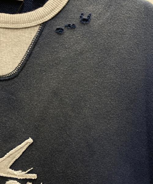 SUNLOVE（サンラブ）SUNLOVE (サンラブ) TOKYO POPUP クルーネック スウェット ネイビー サイズ:Mの古着・服飾アイテム