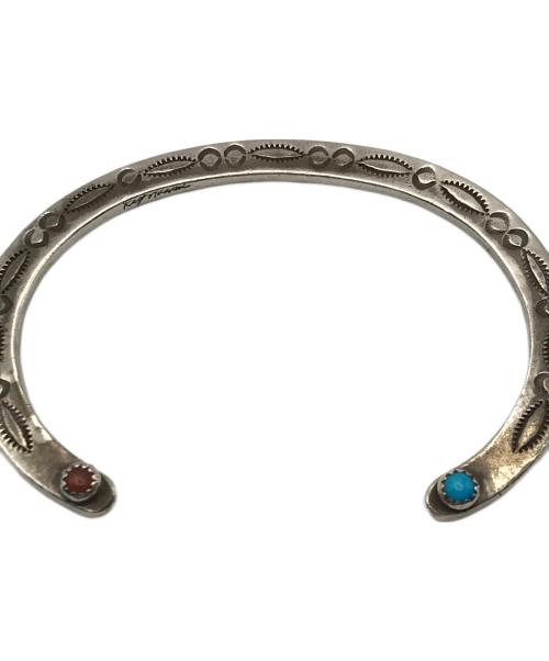 Navajo（ナバホ）Navajo (ナバホ) カラーストーンシルバーバングル シルバーの古着・服飾アイテム