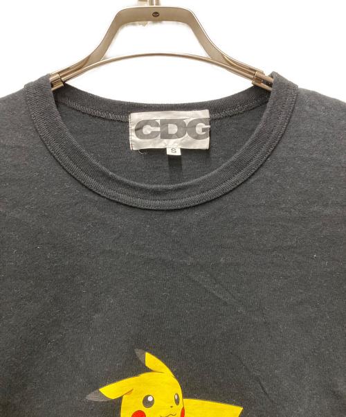 CDG（シーディージー）CDG (シーディージー) ピカチュウコラボTシャツ ブラック サイズ:Sの古着・服飾アイテム