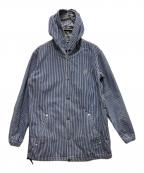 THE NORTHFACE PURPLELABELザ・ノースフェイス パープルレーベル）の古着「Hickory Stripe Hooded Field Jacket」｜ブルー