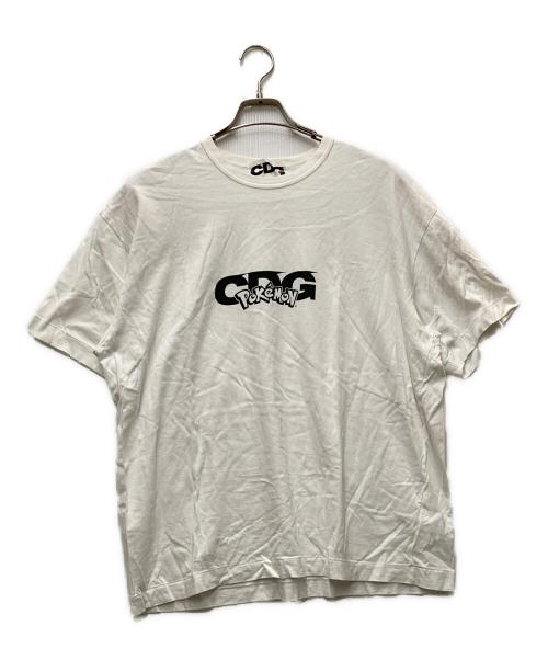 CDG（シーディージー）CDG (シーディージー) POKEMON (ポケモン) コラボLOGOTEE ホワイト サイズ:Sの古着・服飾アイテム