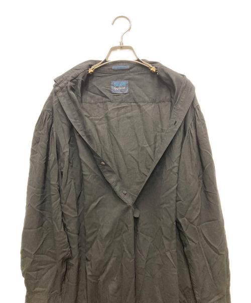 REGULATION Yohji Yamamoto（レギュレーションヨウジヤマモト）REGULATION Yohji Yamamoto (レギュレーションヨウジヤマモト) テンセルロングシャツ ブラック サイズ:3の古着・服飾アイテム