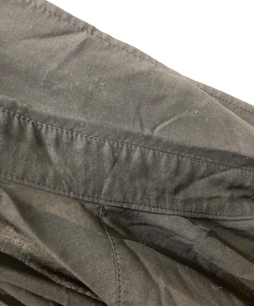REGULATION Yohji Yamamoto（レギュレーションヨウジヤマモト）REGULATION Yohji Yamamoto (レギュレーションヨウジヤマモト) テンセルロングシャツ ブラック サイズ:3の古着・服飾アイテム