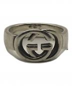 GUCCIグッチ）の古着「インターロッキングシルバーリング」｜シルバー