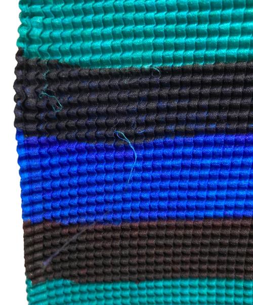 PLEATS PLEASE（プリーツプリーズ）PLEATS PLEASE (プリーツプリーズ) ボーダープリーツカットソー マルチカラー サイズ:3の古着・服飾アイテム