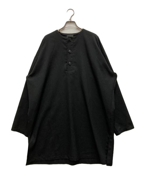 MAISON ALTERNATIVE（メゾンオルタナティブ）MAISON ALTERNATIVE (メゾンオルタナティブ) プルオーバーシャツ ブラック サイズ:FREEの古着・服飾アイテム