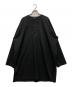 MAISON ALTERNATIVE（メゾンオルタナティブ）の古着「プルオーバーシャツ」｜ブラック