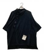 SOSHIOTSUKIソウシ オオツキ）の古着「KIMONO BREASTED POLO」｜ブラック