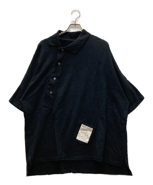 SOSHIOTSUKI（ソウシ オオツキ）SOSHIOTSUKI (ソウシ オオツキ) KIMONO BREASTED POLO ブラック サイズ:46の古着・服飾アイテム