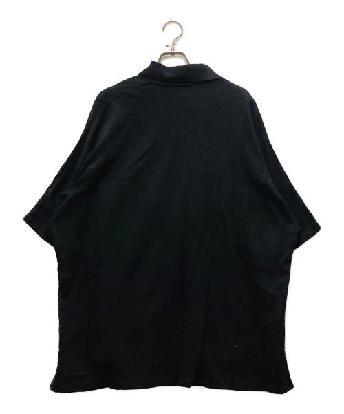 SOSHIOTSUKI（ソウシ オオツキ）SOSHIOTSUKI (ソウシ オオツキ) KIMONO BREASTED POLO ブラック サイズ:46の古着・服飾アイテム