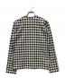 COMME des GARCONS (コムデギャルソン) 千鳥柄ポリカーディガン ホワイト×ブラック サイズ:S：12000円