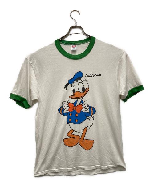 SOFFE（ソフィー）SOFFE (ソフィー) 80's プリントリンガーTシャツ 24 サイズ:Lの古着・服飾アイテム
