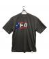 WIND AND SEA（ウィンダンシー）の古着「SIGNATURE USA SEA ヴィンテージ加工 半袖Tシャツ」｜グレー