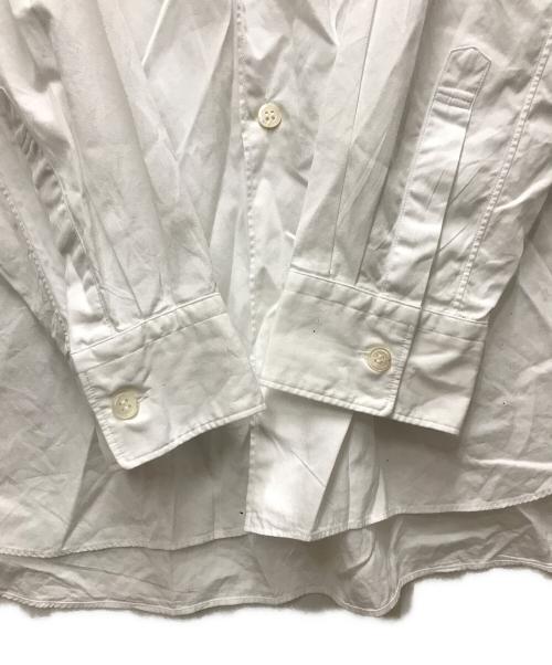 BLACK COMME des GARCONS（ブラックコムデギャルソン）BLACK COMME des GARCONS (ブラックコムデギャルソン) デザインシャツ ホワイト サイズ:Sの古着・服飾アイテム