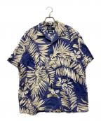 POLO RALPH LAURENポロ・ラルフローレン）の古着「90's アロハシャツ」｜ブルー