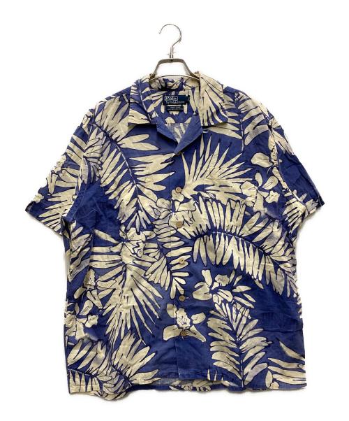 POLO RALPH LAUREN（ポロ・ラルフローレン）POLO RALPH LAUREN (ポロ・ラルフローレン) 90's アロハシャツ ブルー サイズ:Lの古着・服飾アイテム