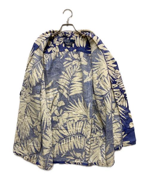 POLO RALPH LAUREN（ポロ・ラルフローレン）POLO RALPH LAUREN (ポロ・ラルフローレン) 90's アロハシャツ ブルー サイズ:Lの古着・服飾アイテム