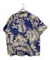 POLO RALPH LAUREN (ポロ・ラルフローレン) 90's アロハシャツ ブルー サイズ:L：16000円