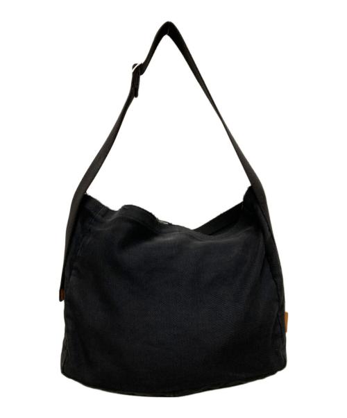 HENDER SCHEME（エンダースキーマ）HENDER SCHEME (エンダースキーマ) キャンバスショルダーバッグ ブラックの古着・服飾アイテム