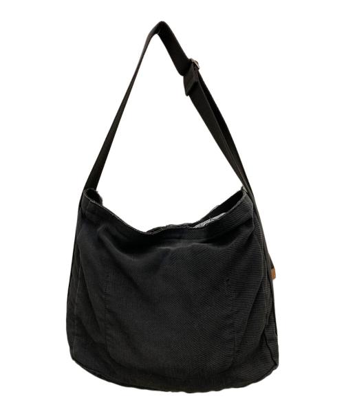 HENDER SCHEME（エンダースキーマ）HENDER SCHEME (エンダースキーマ) キャンバスショルダーバッグ ブラックの古着・服飾アイテム