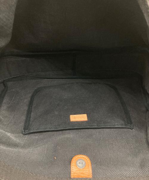 HENDER SCHEME（エンダースキーマ）HENDER SCHEME (エンダースキーマ) キャンバスショルダーバッグ ブラックの古着・服飾アイテム