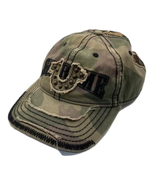 TRUE RELIGION（トゥルー レリジョン）TRUE RELIGION (トゥルー レリジョン) SUPREME (シュプリーム) MeshBack 6-Panel カーキの古着・服飾アイテム
