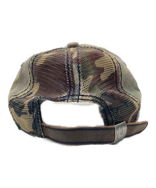 TRUE RELIGION（トゥルー レリジョン）TRUE RELIGION (トゥルー レリジョン) SUPREME (シュプリーム) MeshBack 6-Panel カーキの古着・服飾アイテム