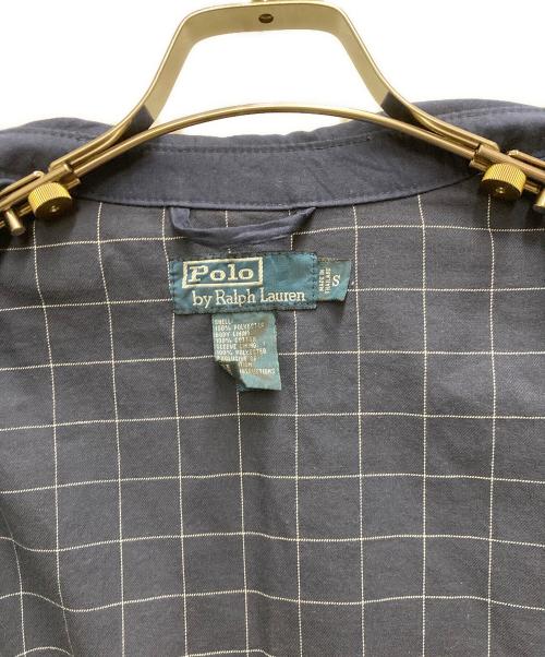 POLO RALPH LAUREN（ポロ・ラルフローレン）POLO RALPH LAUREN (ポロ・ラルフローレン) 90's ポニー刺繍 スイングトップ ネイビー サイズ:Sの古着・服飾アイテム