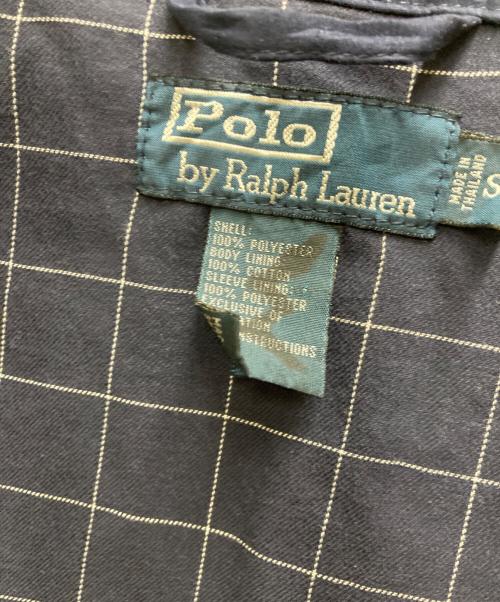 POLO RALPH LAUREN（ポロ・ラルフローレン）POLO RALPH LAUREN (ポロ・ラルフローレン) 90's ポニー刺繍 スイングトップ ネイビー サイズ:Sの古着・服飾アイテム
