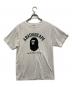 BAPE BY A BATHING APE（ベイプバイアベイシングエイプ）の古着「LOGO TEE」｜ホワイト