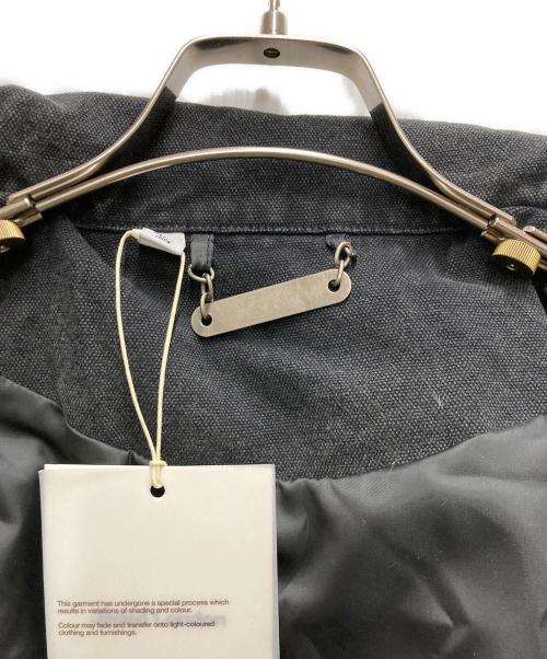 Jaded London（ジェイデッドロンドン）JADED LONDON (ジェイデッドロンドン) ブラックキャンバススタッズバイカージャケット グレー サイズ:Sの古着・服飾アイテム